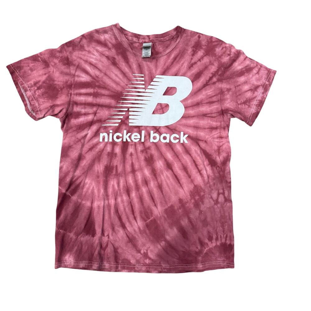 Meth Syndicate Nickelback New Balance Parody Shirt Tie Dye Red Size M Rare OOP